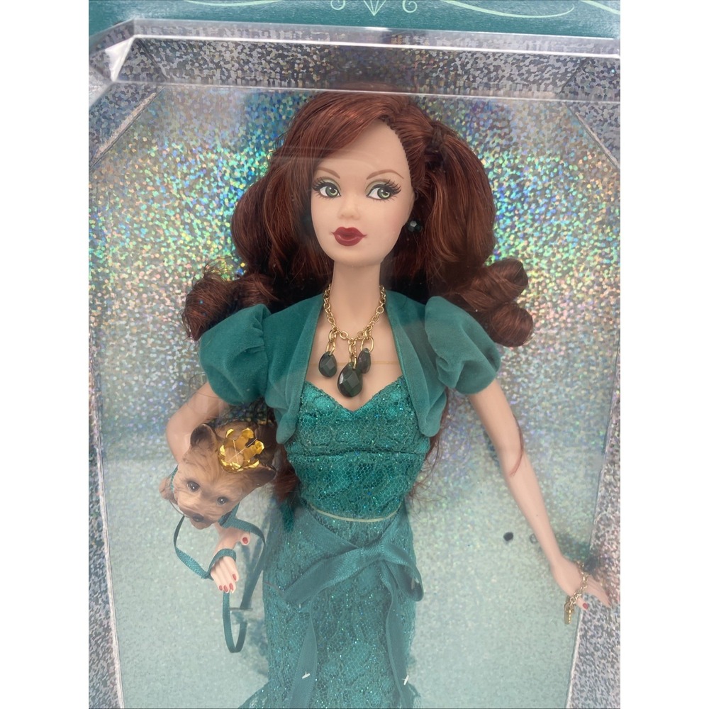 2007 Barbie Collector Birthstone Beauties May Miss Emerald K8694 - Picture 2 of 15